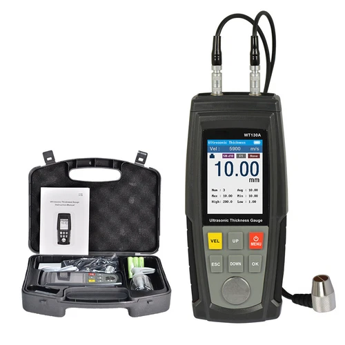 Digital Ultrasonic Thickness Meter Gauge For Metel Steel Cast Iron All Materials