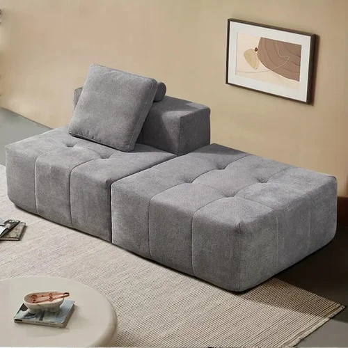 Free Combination Sofa DIY Sofa Chaise Lounge Recamier Modular Sofa I-shaped Sofa - Picture 6 of 7