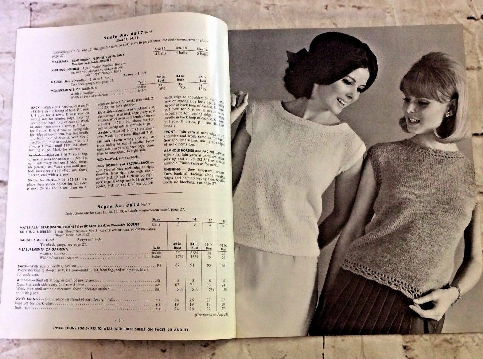 Vintage Booklet - Shells For Every Occasion to Knit & Crochet, 1965 ...