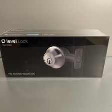 Level Lock Touch Edition Smart Lock Matte Black Bluetooth Electronic Deadbolt