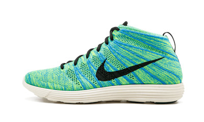 nike lunar flyknit chukka blue