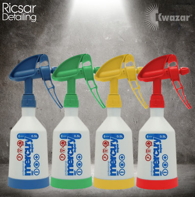 4er Set - Kwazar Mercury Pro+ 0,5L Double Action & 360 Trigger Sprayer 500ml