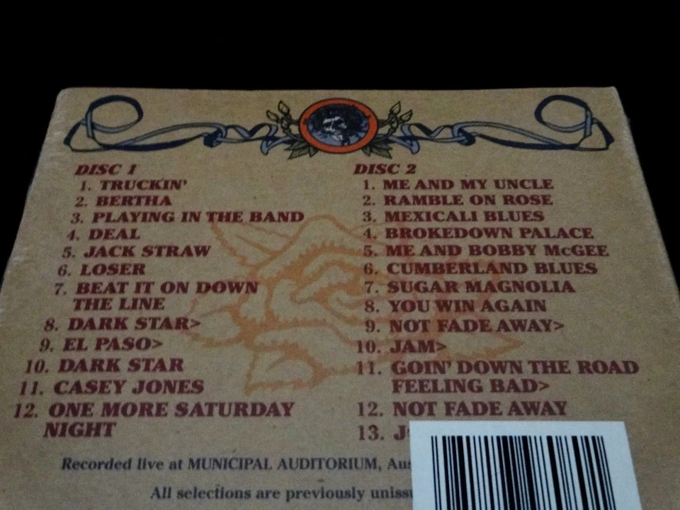 Grateful Dead Road Trips Vol. 3 No. 2 Austin 11-15-71 Texas 1971 TX GD Tour 2 CD - Image 4 of 4