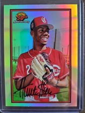 HUNTER GREENE 2019 Bowman Chrome 1989 30th Anniversary Reds Rookie RC