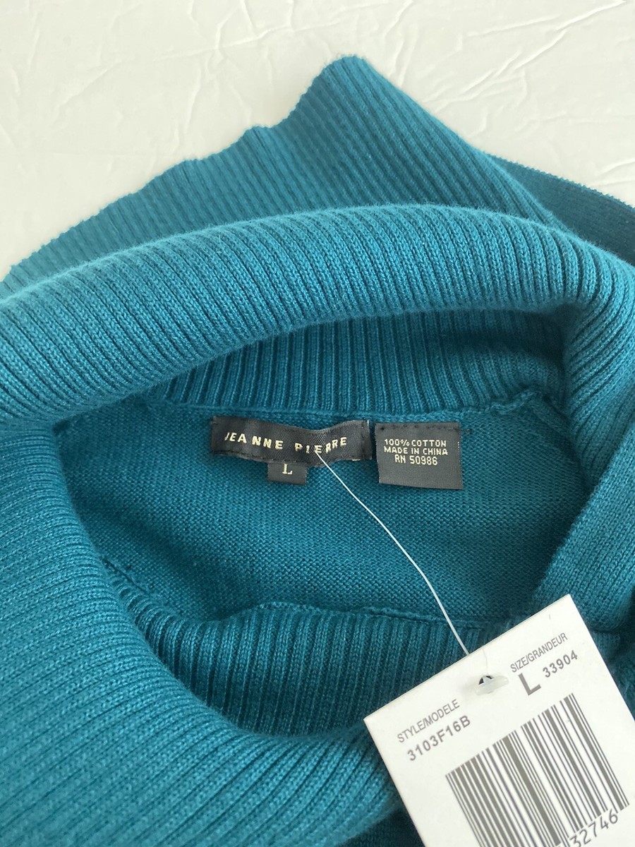 セレン JEANNNE PIERRE mock turtleneck womens L | eBay