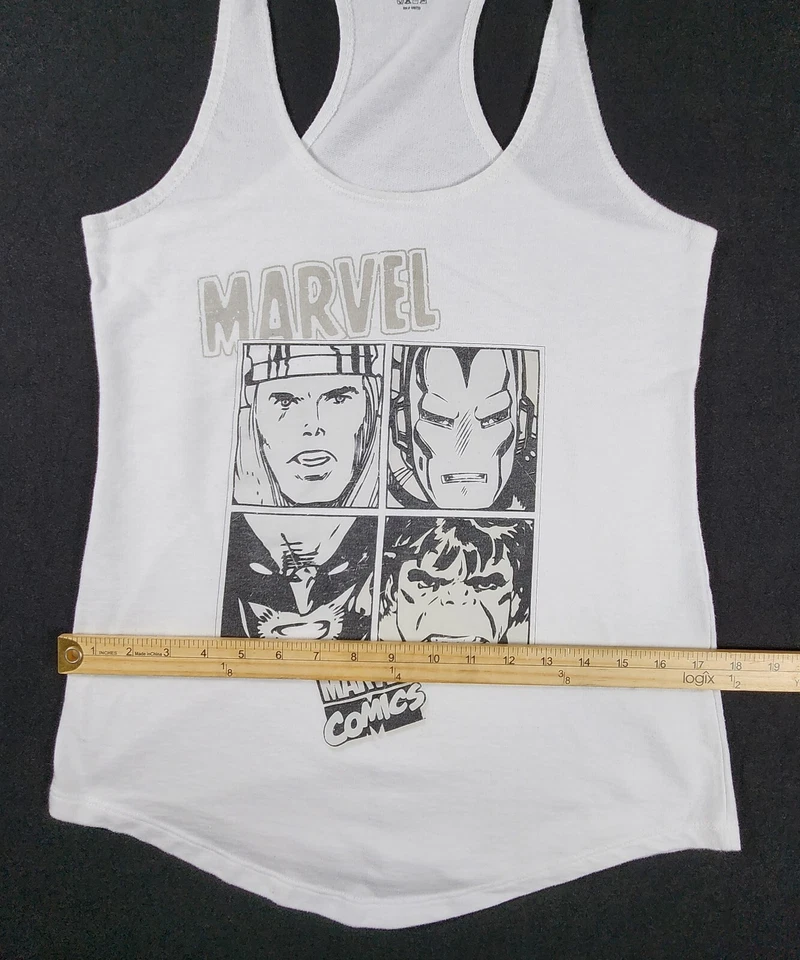 Женская майка Marvel Comics Racerback размер средний белый - Изображение 4 из 4