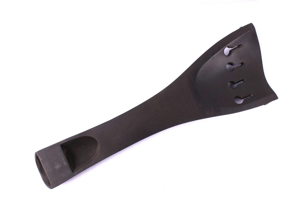 3/4 Doublebass tailpiece 4 String upright Bass tailpiece Natural Ebony Bass Part - Image 3 of 4