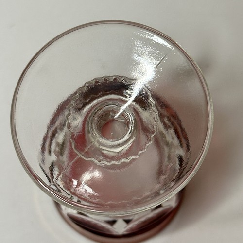 Tiffin Franciscan King's Crown-Cranberry Flashed Cordial Glass 3.5" Tall Set 6 - Picture 14 of 22