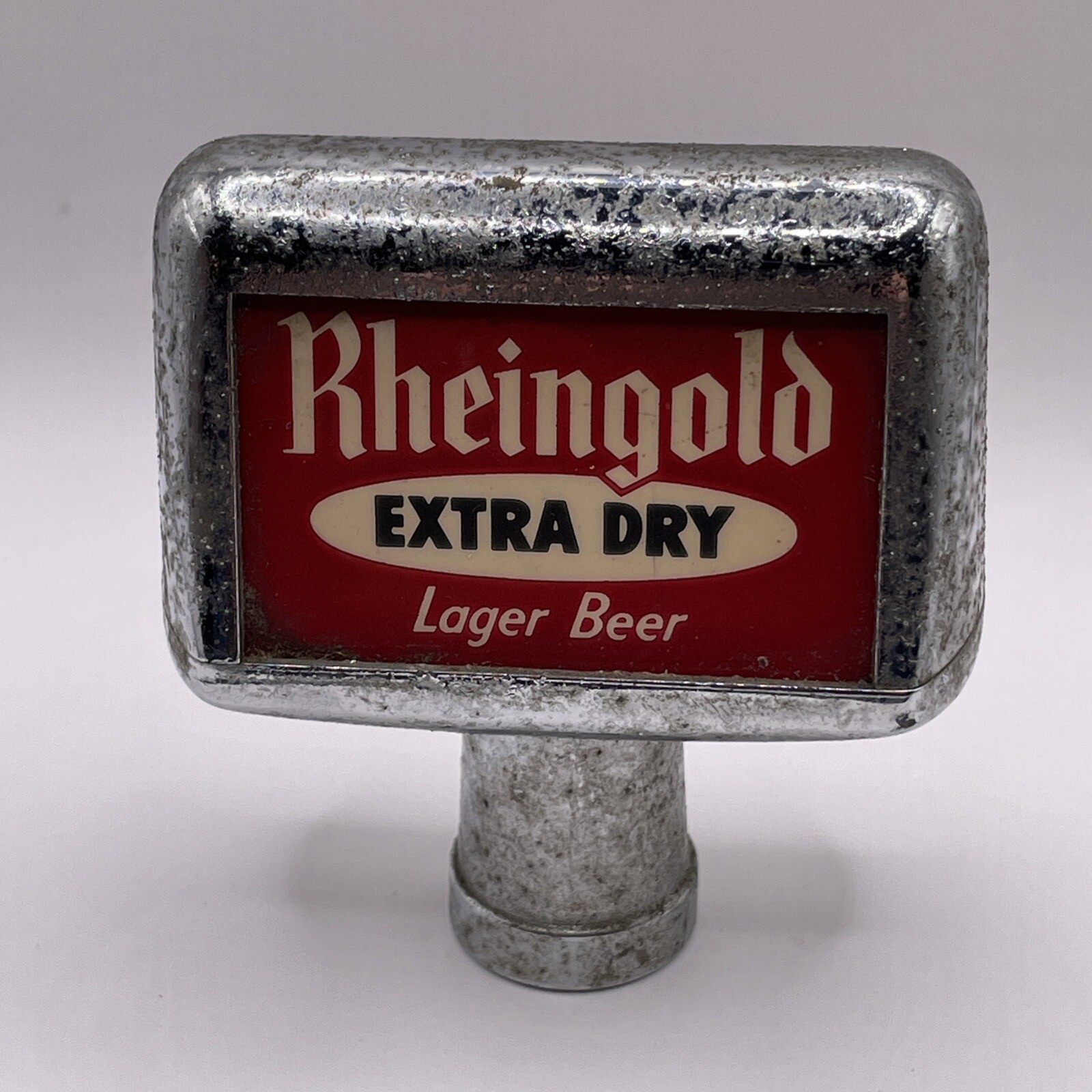 Vintage Rheingold Extra Dry Lager Beer Tap Handle, Brooklyn NY, Liebmann Brewery
