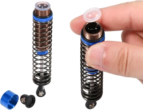 100mm 1/10 RC Oil Shock Absorber Kit for TRX4/Axial Buggy Car Upgrade - Picture 5 of 6
