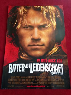 Ritter aus Leidenschaft Kinoplakat Poster A1, Heath Ledger, Paul Bettany