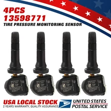 4Pcs Programmed TPMS Tire Pressure Sensors OEM Replacement For 13598771/13598772