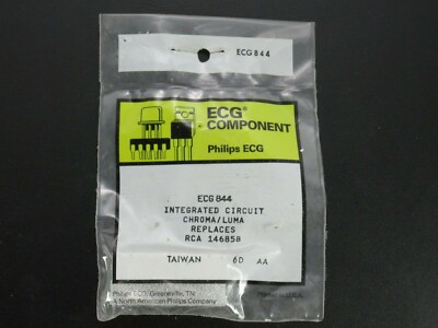 ECG 844 Integrated circuit chroma/luma (NTE) (L CB)