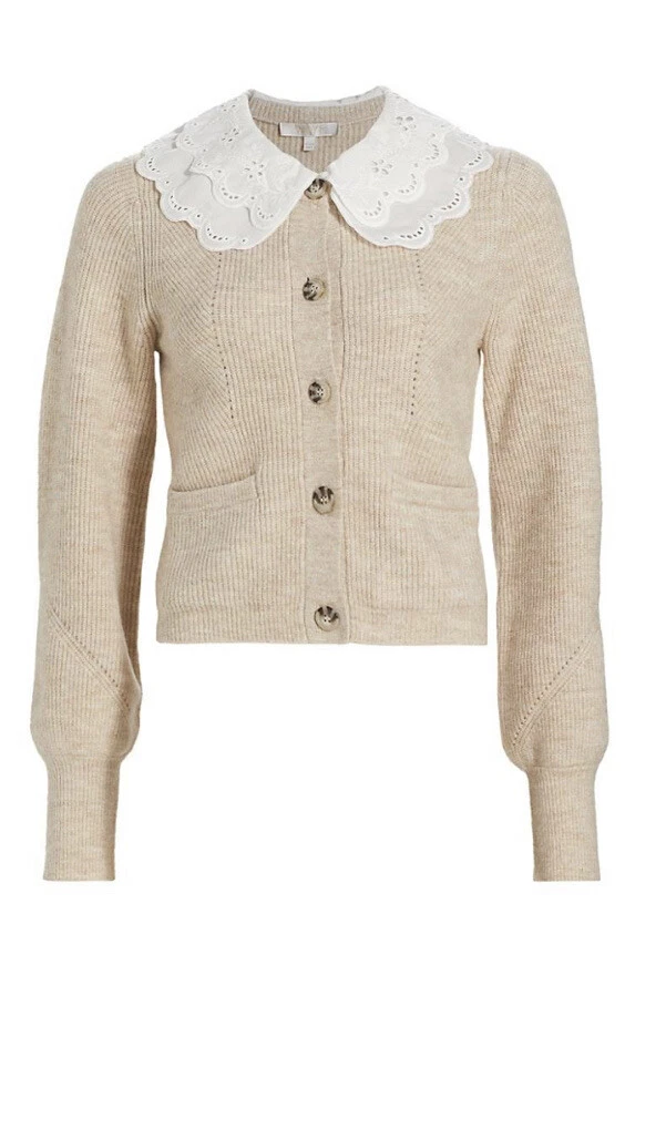 Oatmeal colored cardigan clearance sweater