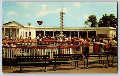 Postcard - Kiddieland Ride - Idora Park Youngstown Ohio