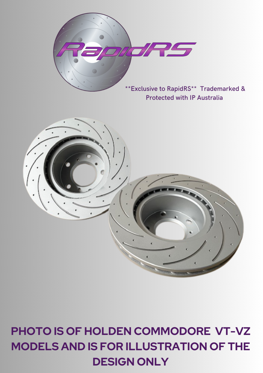 Rear Slotted Drilled Disc Brake Rotors for Patrol 2.8 3.0 4.2