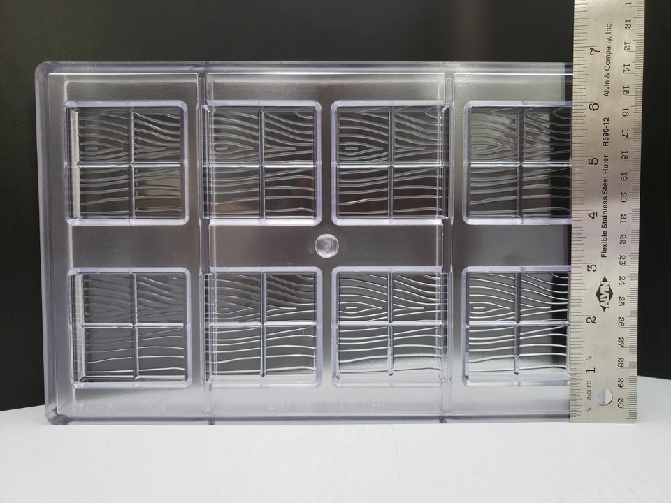 5 Bandejas - Micelli Artesanal/Chocolatero Policarbonato 8 Barras Moldes de Chocolate Foto 4 de 4