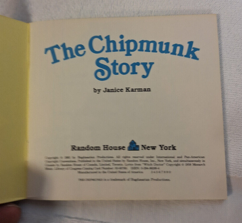 the chipmunk Story, Ramdon House 1983 - Picture 3 of 4