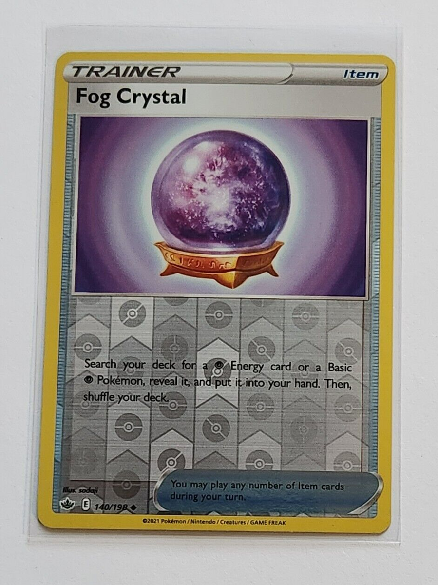 fog crystal pokemon card value 2021 TRAINER HOLO TRADING Placeholder Image Provided Fog Crystal - Chilling Reign