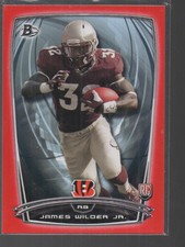 JAMES WILDER JR 2014 BOWMAN RED ROOKIE  CARD #30 /199
