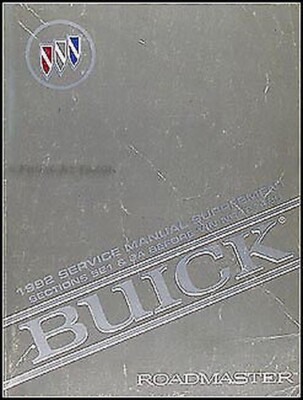 1992 Buick Roadmaster ABS Und Elektrisch Service Manuell Ergänzung Shop Bremsen
