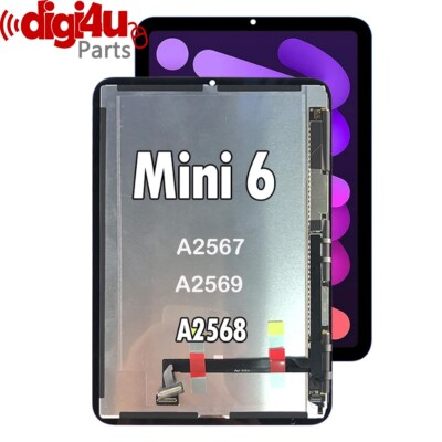 Für iPad Mini 6. Gen A2568 A2567 A2569 LCD Display Digitizer Bildschirm Ersatz