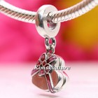 Authentic Pandora Openable Heart Chocolate Gift Box 792587C01 Dangle Charm