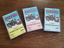 Unforgettable Fifties Cassette Tapes 1-3 1988 Various Artists VERY GOOD