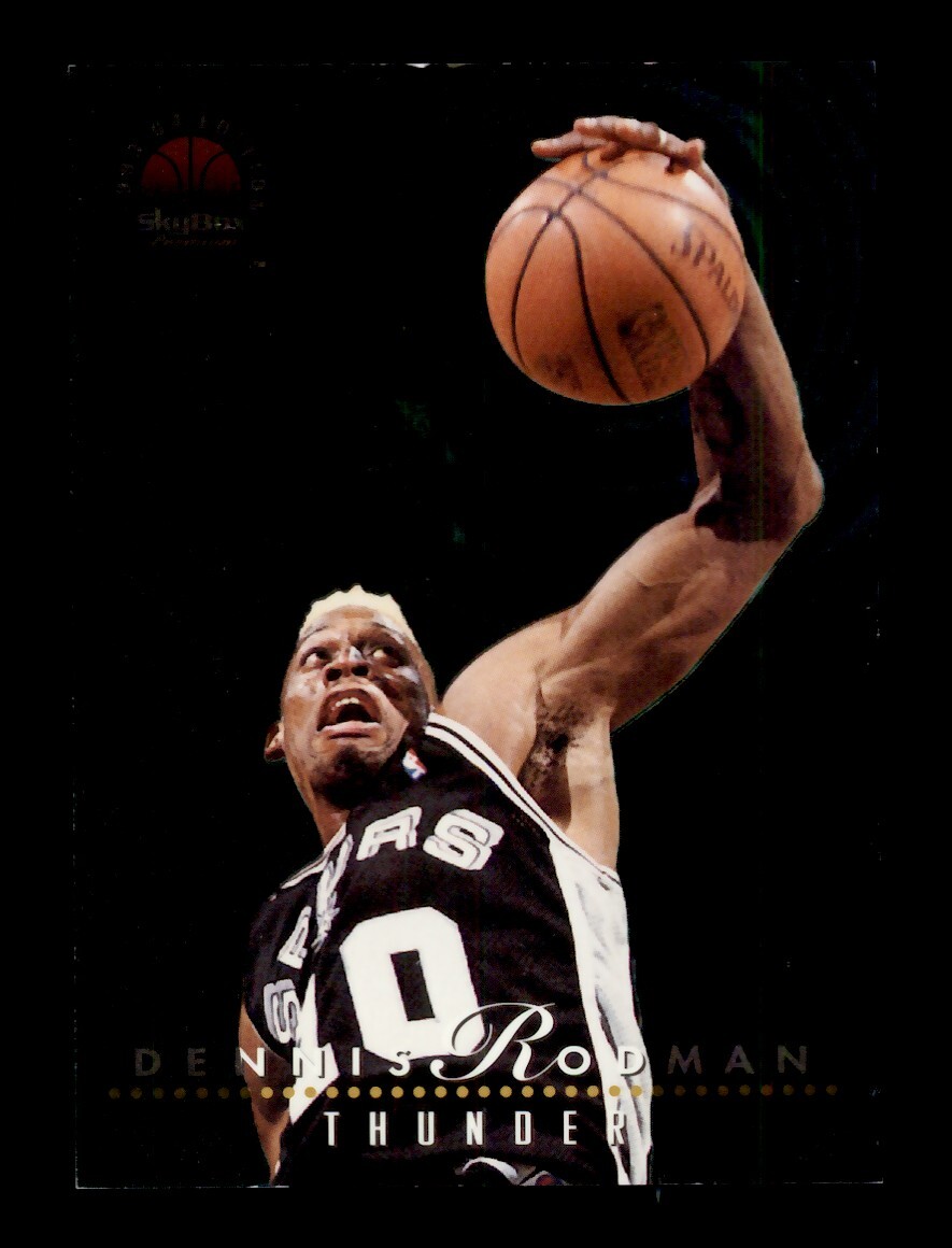 1993-94 SKYBOX PREMIUM THUNDER & LIGHTNING #TL9 DENNIS RODMAN / DAVID ROBINSON