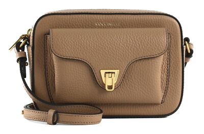 COCCINELLE Beat Soft Crossbody Bag Umhängetasche Tasche Skin hellbraun Neu
