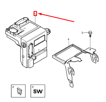 OEM Volvo Xc90 Mk1 Central Electronic Module 31394157 Genuine for