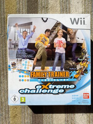 Family Trainer Extreme Challenge (leichte Abnutzung auf Box) - Wii UK Version versiegelt!