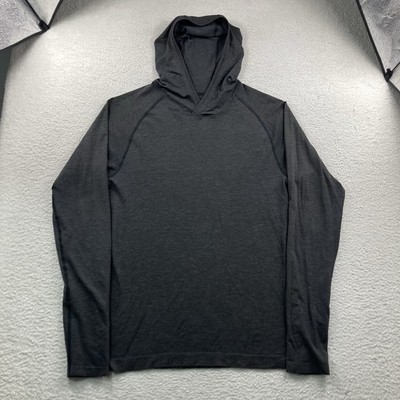 Lululemon Metal Vent Tech Hoodie Men Small Grey Pullover Hooded Performance