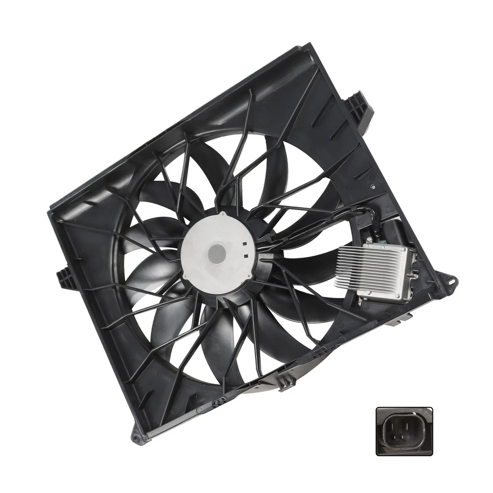 Conjunto de ventilador de refrigeración del radiador del motor para Mercedes-Benz GL ML 2007-2012 75924 Foto 4 de 4