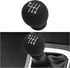 Car Gear Shift Knob Cover Anti-slip Silicon Size 6-speedcolor R On The Left