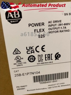 1PC New Allen-Bradley 25B-E1P7N104 Free Shipping 25BE1P7N104