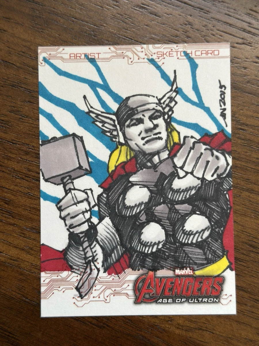 Avengers Sketch Collectable Trading Cards for sale | eBay