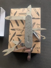 BRNLY x Daily Customs EXC Super Tinker Custom Ti Scales Victorinox Tools