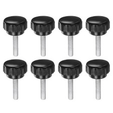 8pcs Knurled Clamping Knobs M6 x 20mm Zinc Pl...