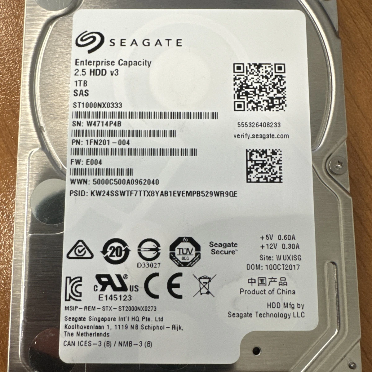 Seagate 2.5 in Form Factor 1 TB Internal Hard Disk Drives for sale