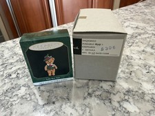 1997 Hallmark Keepsake Miniature Teddy Bear Style 1 Mini Lot of 4 - Nice