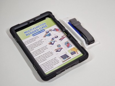 eSTUFF AUSTIN Defender Case Samsung Galaxy Tab S9/S8/S7 with hand ES681857-BULK