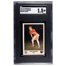 Ryne Sandberg Rookie #233 sgc 1.5 1981 Topps Venezuelan Winter League Sticker
