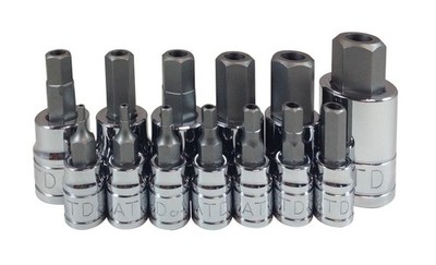 Tools 13795 Tamper-Resistant Metric HEX Bit Socket Set, 13 Piece, 1 Pack