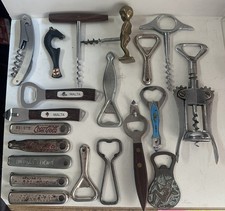 Cavatappi e apribottiglie in metallo pubblicitari da collezione coca cola birra