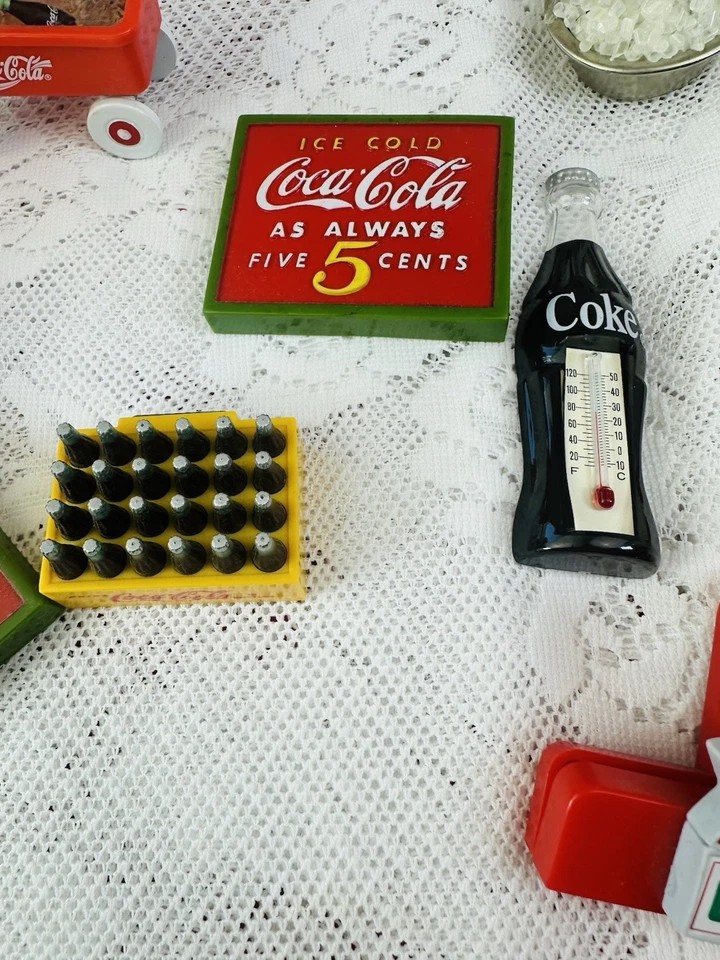 Lot 18 Coca-Cola Refrigerator Magnets 1990s Retro Kitchen Decor Coke Collectable - Image 4 of 4