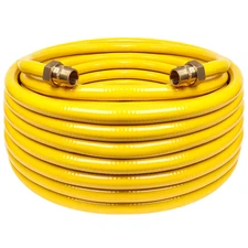 100Ft 3/4'' Flexible Gas Line, Csst Corrugated Stainless Steel Tubing Pipe Kit,