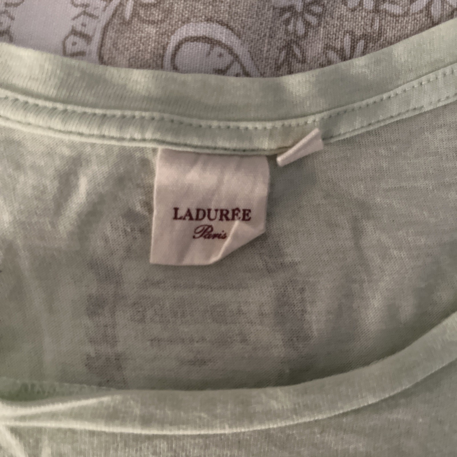 LaDuree  X Uniqlo Charity Collab Mint Green Tee S… - image 3