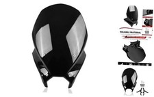 15.5" Windshield Wind Deflector Touring Windscreen Replacement for Yamaha MT