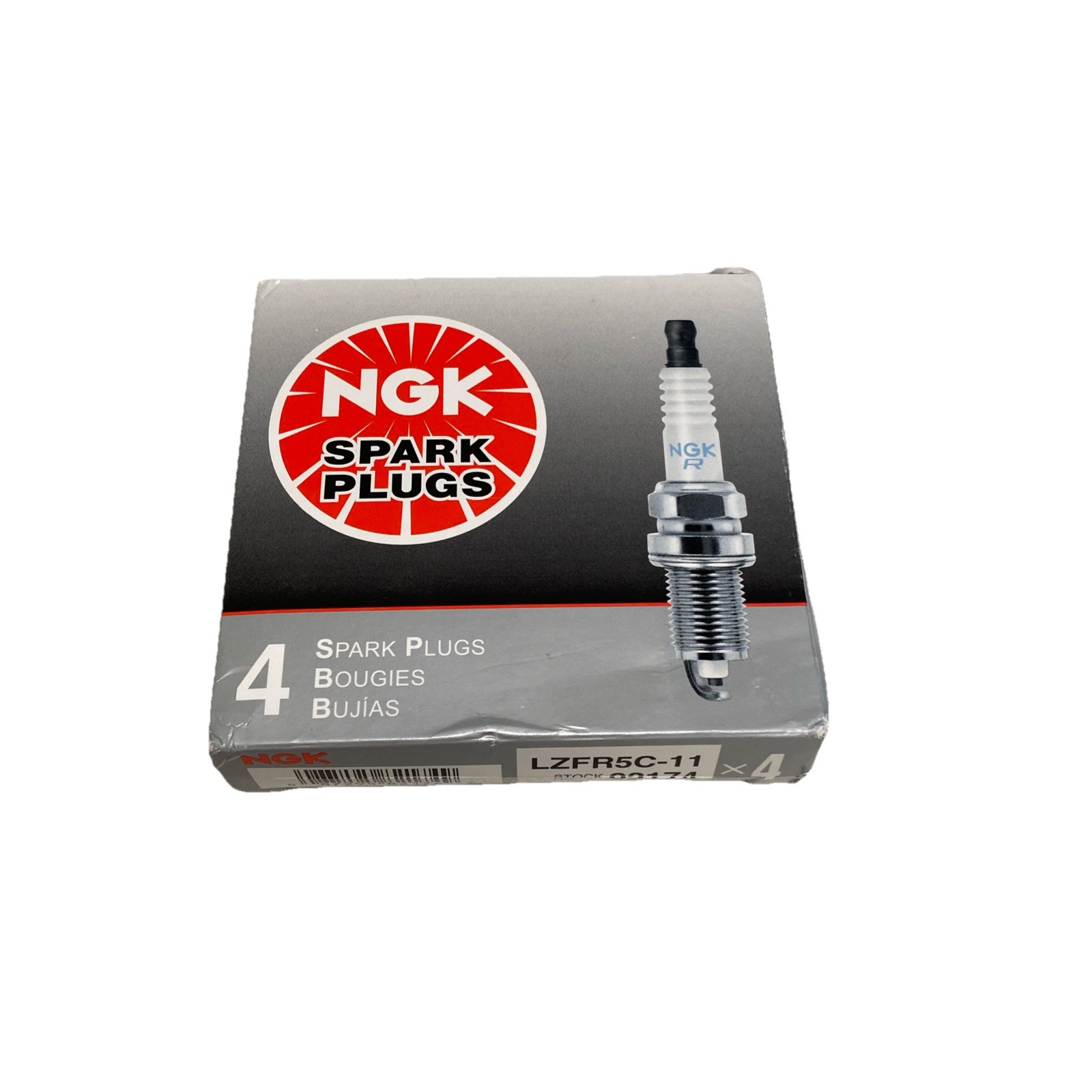 NGK 92174 LZFR5C-11 Nickel Spark Plug 4-Pack